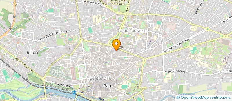 localisation de l'entreprise SCDF DRS FILBET ET LOUBEYRES à PAU