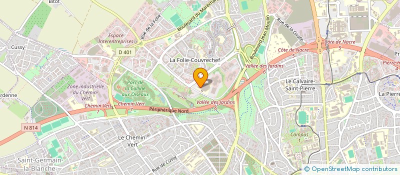 localisation de l'entreprise SCDF DRS MAGNAVAL.HARMEL DESNOS à CAEN