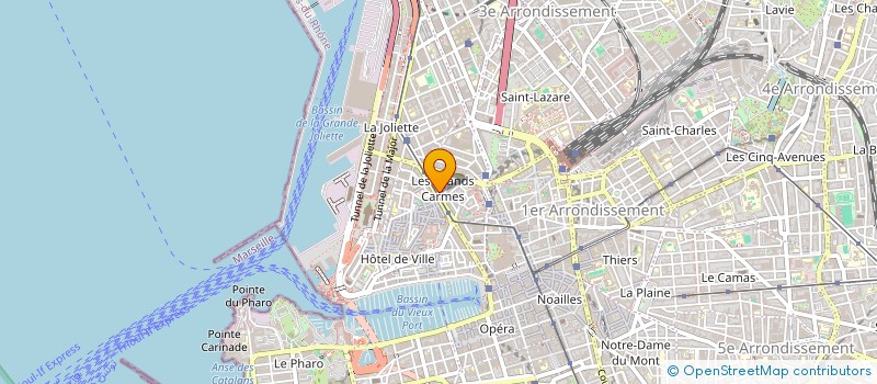 localisation de l'entreprise SCDF DRS P GOUVERNET & J D DUCASSOU à MARSEILLE