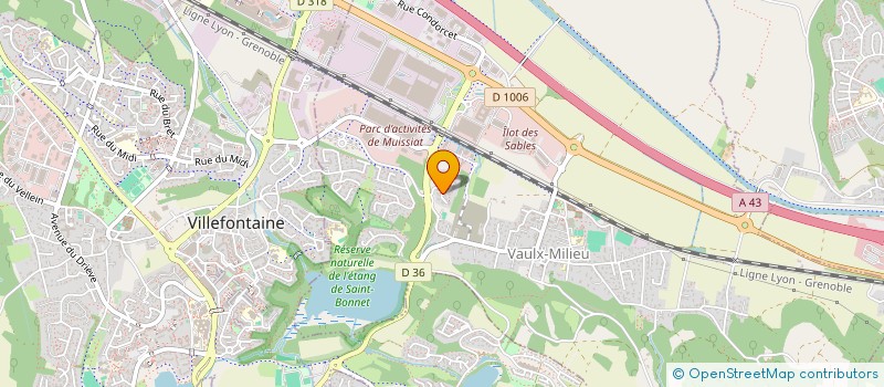 localisation de l'entreprise SCDF DRUNET FRERES  VILLEFONTAINE