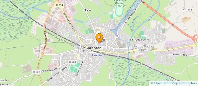 localisation de l'entreprise SCDF DUBOSQ PHARMACIE NOTRE DAME à CARENTAN-LES-MARAIS