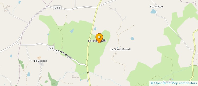 localisation de l'entreprise SCDF DUBOUCHAUD  MAGNAC-LAVAL