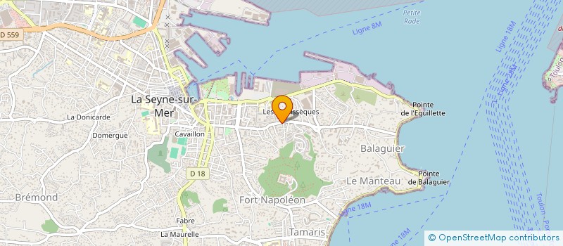 localisation de l'entreprise SCDF DUFORT PASCAL ET COSTA PATRICK à LA SEYNE-SUR-MER