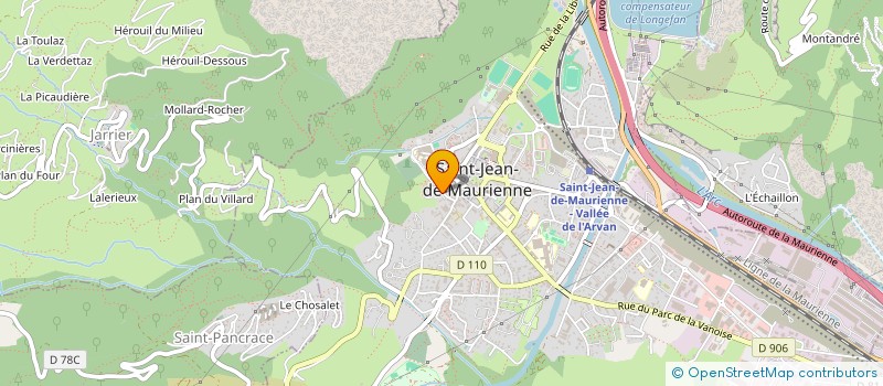 localisation de l'entreprise SCDF DUFRENEY RENE ET RAYMOND à SAINT-JEAN-DE-MAURIENNE