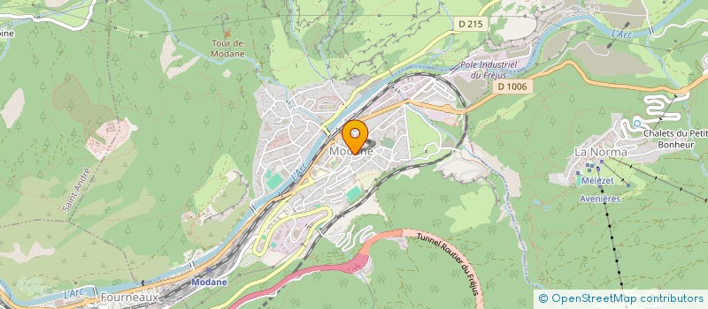 localisation de l'entreprise SCDF DUPLAN CLAUDETTE ET PERUGA THERESE  MODANE