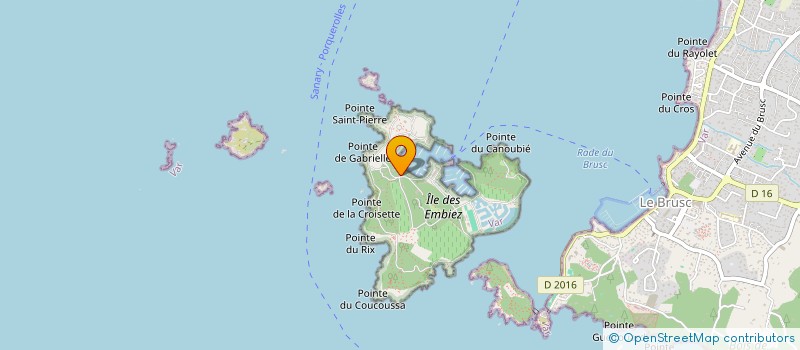 localisation de l'entreprise SCDF DUREL GISELE ET ROCQUELIN JACQUELIN à SIX-FOURS-LES-PLAGES