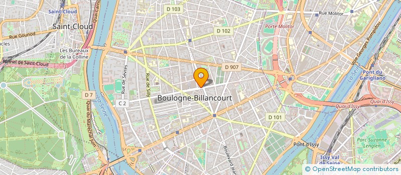 localisation de l'entreprise SCDF EDDAHMANI A ET ELARBI à BOULOGNE-BILLANCOURT