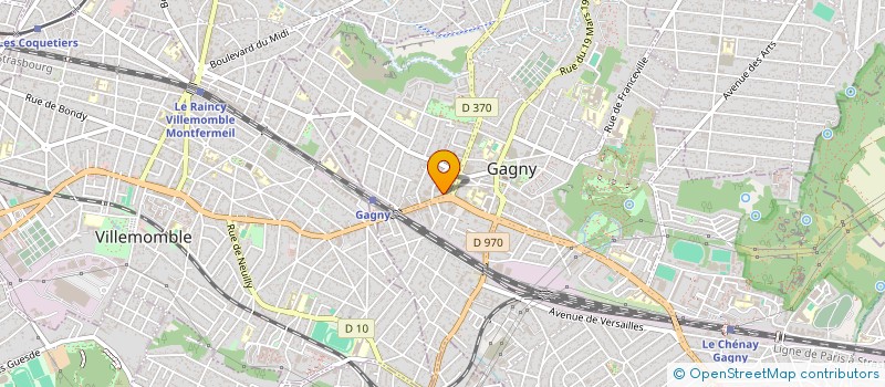 localisation de l'entreprise SCDF EDERY MYRIAM ET GHISLAINE à GAGNY