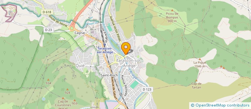 localisation de l'entreprise SCDF ESPY SACAREAU à TARASCON-SUR-ARIEGE