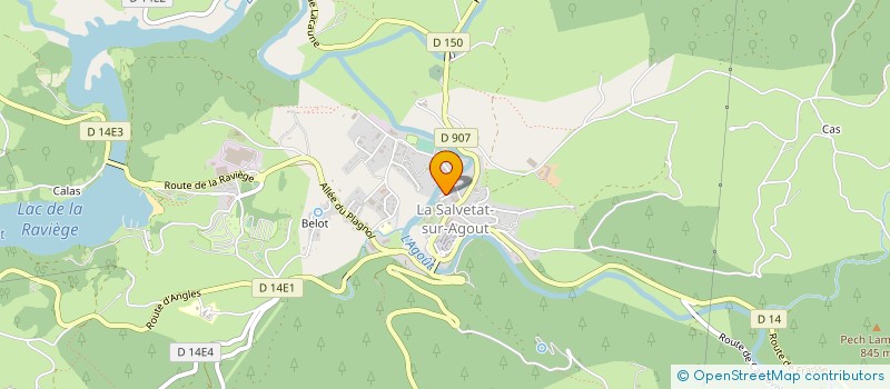 localisation de l'entreprise SCDF ESTADIEU & LEFEVRE & MADARIAGA à LA SALVETAT-SUR-AGOUT