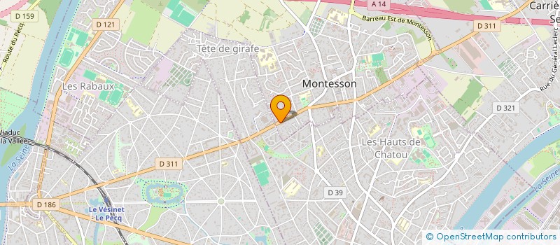 localisation de l'entreprise SCDF FARDIN I. ET GIBERT F. à MONTESSON