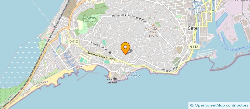 localisation de l'entreprise SCDF FARENC M ET ROSSI M à SETE