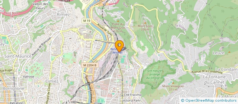 localisation de l'entreprise SCDF FASKA MOHAMED ET BENAMAR MOHAMED à NICE