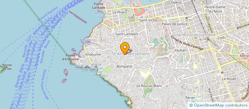 localisation de l'entreprise SCDF FAURE LOUIS ET HENRI à MARSEILLE