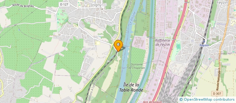 localisation de l'entreprise SCDF FAVRE P ET PINEAU P  IRIGNY