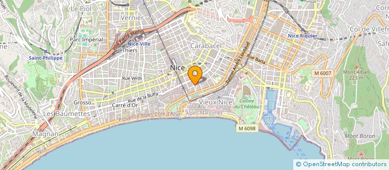 localisation de l'entreprise SCDF FERRANTE MICHEL ET PARIS JEAN à NICE