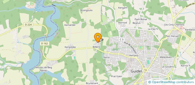 localisation de l'entreprise SCDF FJORD  GUIDEL