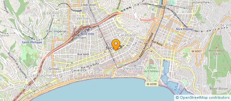 localisation de l'entreprise SCDF FOUSSARD ET BATAULT à NICE