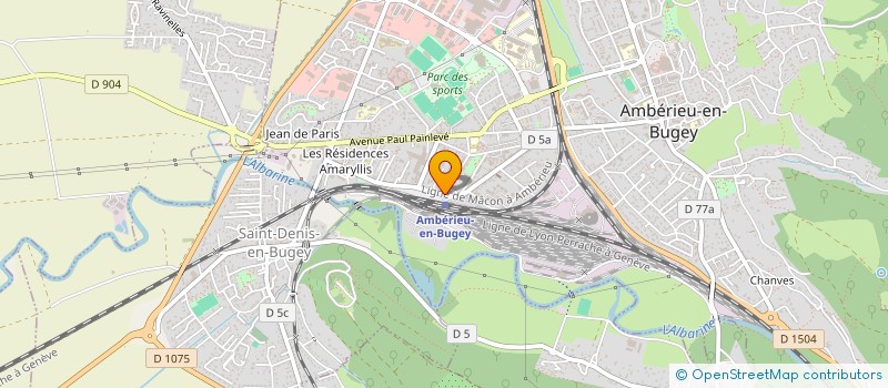 localisation de l'entreprise SCDF FRERES SIMSIR à AMBERIEU-EN-BUGEY