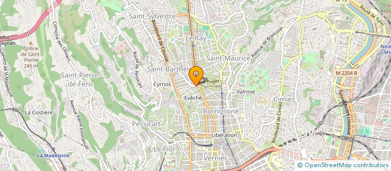 localisation de l'entreprise SCDF FURGEOT J-P ET CATHALA L à NICE