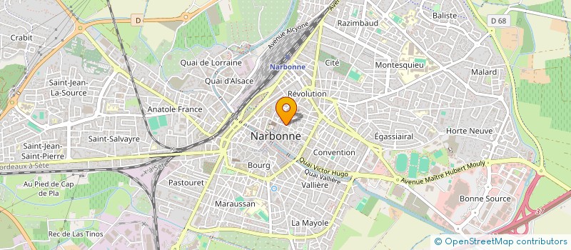 localisation de l'entreprise SCDF GARRAU ALAIN ET DUTOIT JEAN CLAUDE à NARBONNE