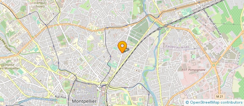 localisation de l'entreprise SCDF GARREL VALLAT BOUSQUET VERDIER à MONTPELLIER