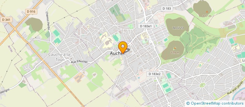 localisation de l'entreprise SCDF GELOEN ET BEAUCAMP  AUCHEL