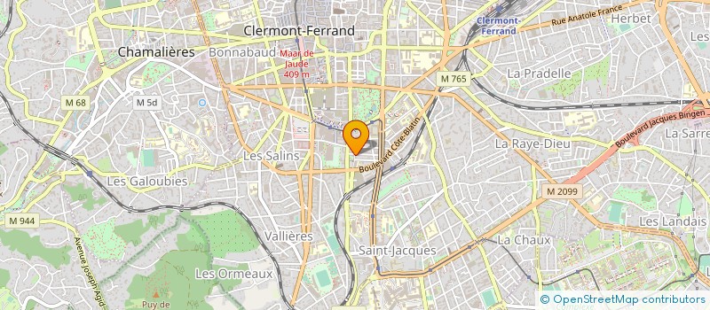 localisation de l'entreprise SCDF GERALDES NUNES MACHADO  CLERMONT-FERRAND