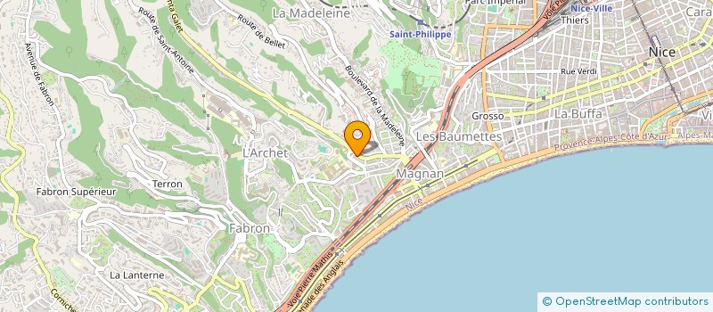localisation de l'entreprise SCDF GNONI LUIGI LACOMARE MARTINE à NICE
