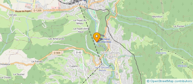 localisation de l'entreprise SCDF GODEAU JOEL DECARROZ ALEXANDRE à SAINT-GERVAIS-LES-BAINS