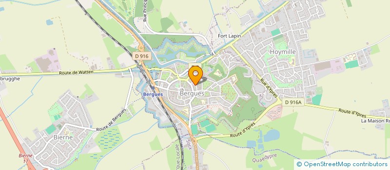 localisation de l'entreprise SCDF GOUWY CANIVEZ à BERGUES