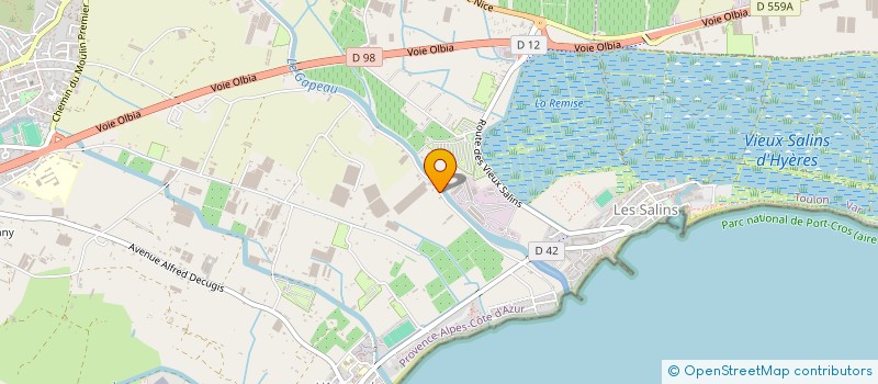 localisation de l'entreprise SCDF GROESBEEK VAN PERSTEEN à HYERES