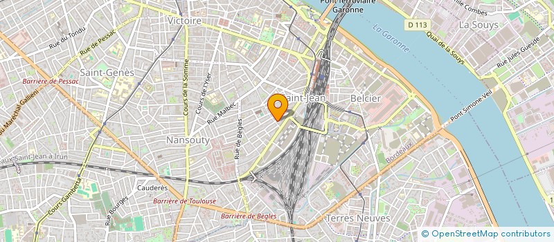 localisation de l'entreprise SCDF GROUSSIN FRERES à BORDEAUX