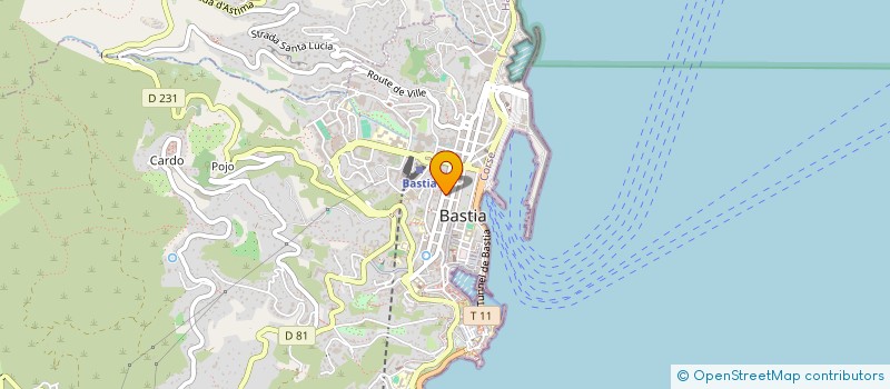 localisation de l'entreprise SCDF GUASCHI JC - CORMORECHE MF à BASTIA