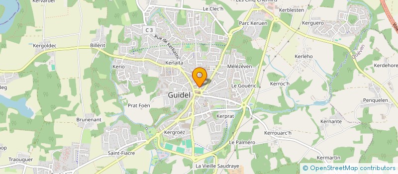 localisation de l'entreprise SCDF GUEGAN JANIN LE BEC à GUIDEL