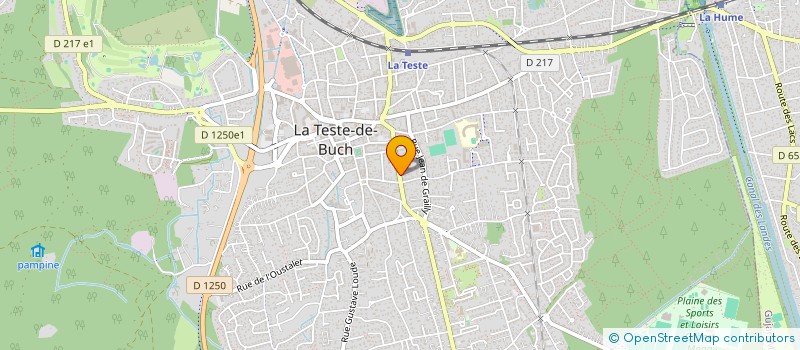 localisation de l'entreprise SCDF GUILLOUT DI MERCURIO  LA TESTE DE BUCH