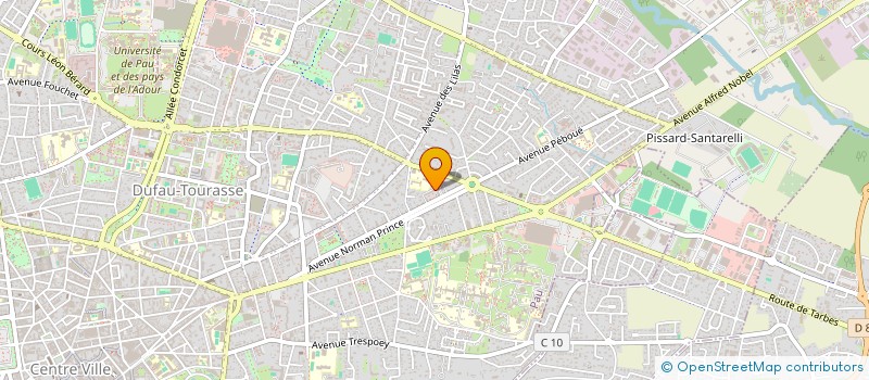localisation de l'entreprise SCDF GUITTON ET LEPETIT à PAU