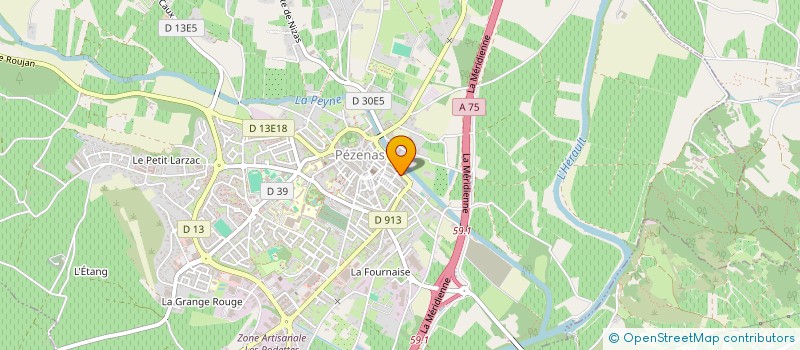 localisation de l'entreprise SCDF GUY MARYSE ET GUY SERGE  PEZENAS