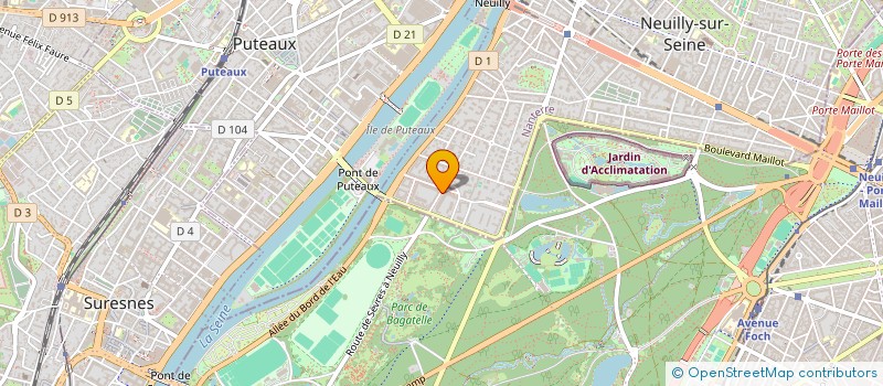 localisation de l'entreprise SCDF HABKI ET BAGAG à NEUILLY-SUR-SEINE