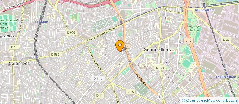 localisation de l'entreprise SCDF HADDIDENE BACHIR GHALEM FATIMA à ASNIERES-SUR-SEINE