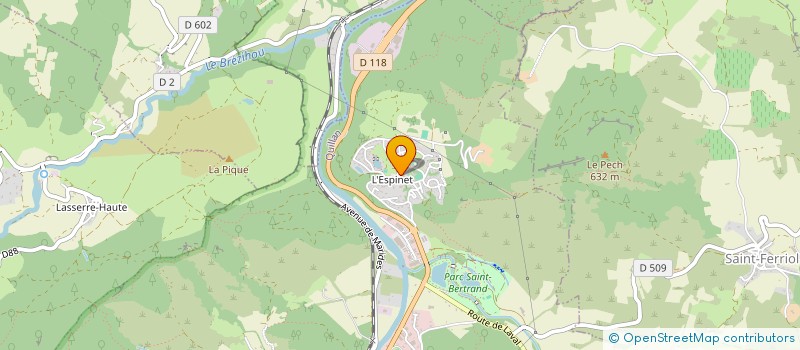 localisation de l'entreprise SCDF HADI BVBA à QUILLAN