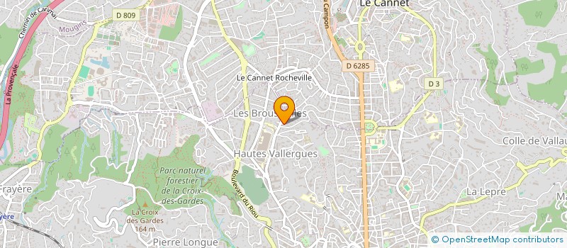 localisation de l'entreprise SCDF HECTOR JACQUELINE ET DEMENGEL HUBER à CANNES