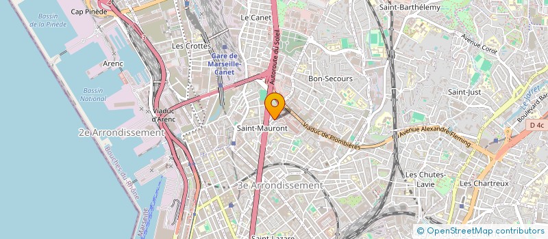 localisation de l'entreprise SCDF HEND ABDELLAH ET AHMED à MARSEILLE