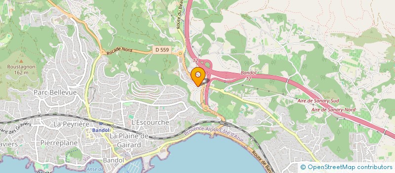 localisation de l'entreprise SCDF HENRIQUES ET MORIERAS  BANDOL