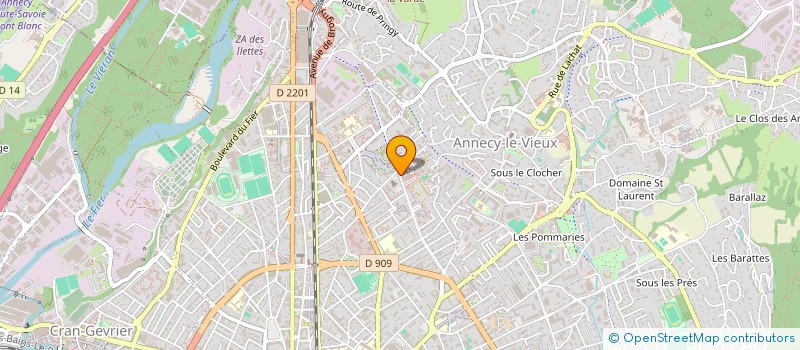 localisation de l'entreprise SCDF HENRY ANNICK ET PETIT ISABELLE à ANNECY