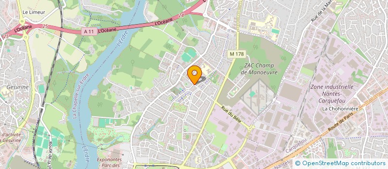 localisation de l'entreprise SCDF HUCHET HORCHOLLE ET CHAPALAIN  NANTES