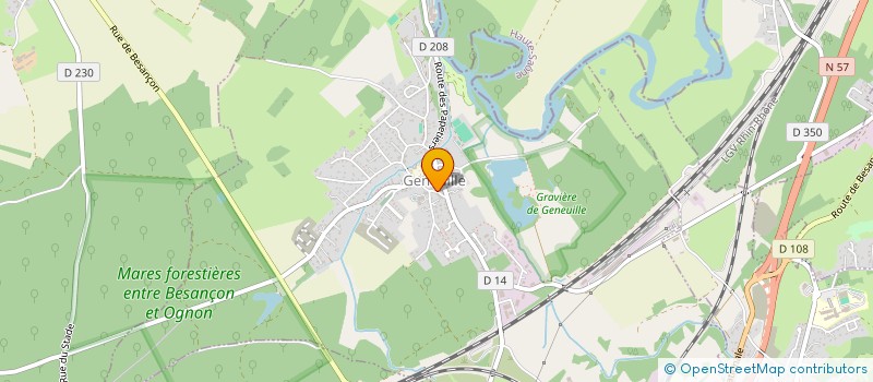 localisation de l'entreprise SCDF HUGUENET DENIS ET JEAN MARIE  GENEUILLE