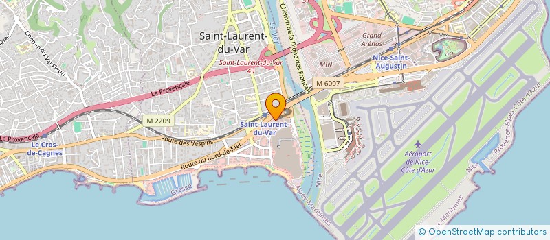 localisation de l'entreprise SCDF IMBERT ET DEMASSIEUX  SAINT-LAURENT-DU-VAR