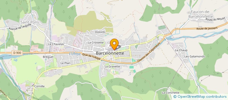 localisation de l'entreprise SCDF ISAIA DUCRY à BARCELONNETTE