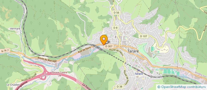 localisation de l'entreprise SCDF JACQUEMOT FRERES à TARARE